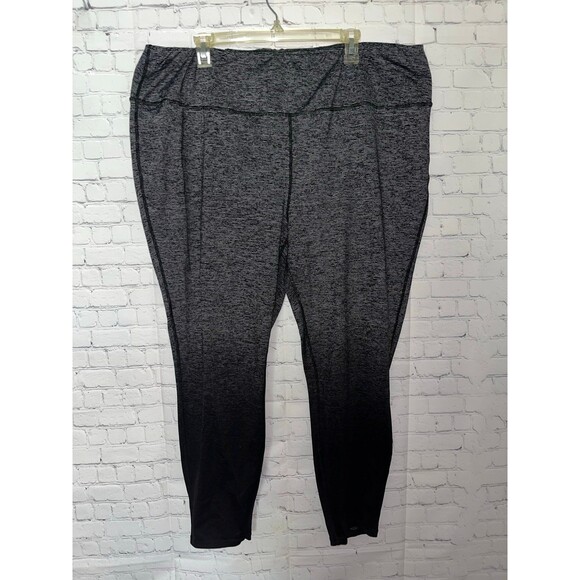 Torrid Active Black Gray Ombré Women's Workout Leggings Size 4 - Picture 2 of 4